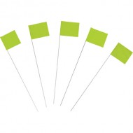 Marking Flags, Fluor. Lime 100/PK